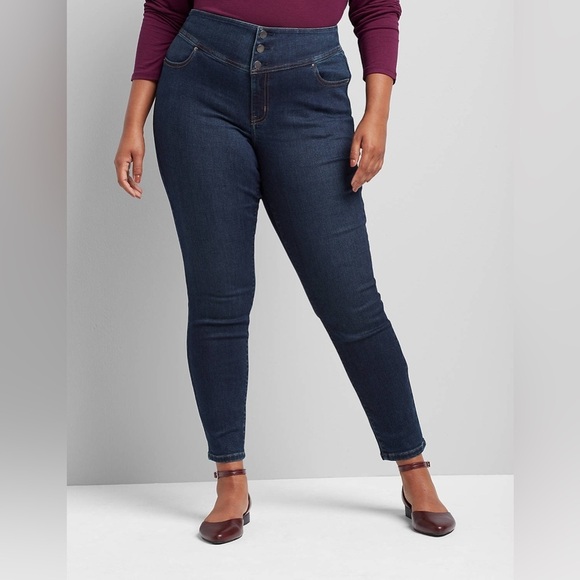 Torrid High-Rise 3-Button Flex Magic Waistband High Rise Jegging - Picture 1 of 15